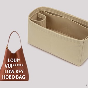 Tote Bag Organizer for Low Key Hobo Handbag | Purse Organizer Insert | Handbag Organizer | Tote Organizer | Low Key Hobo Bag Organizer