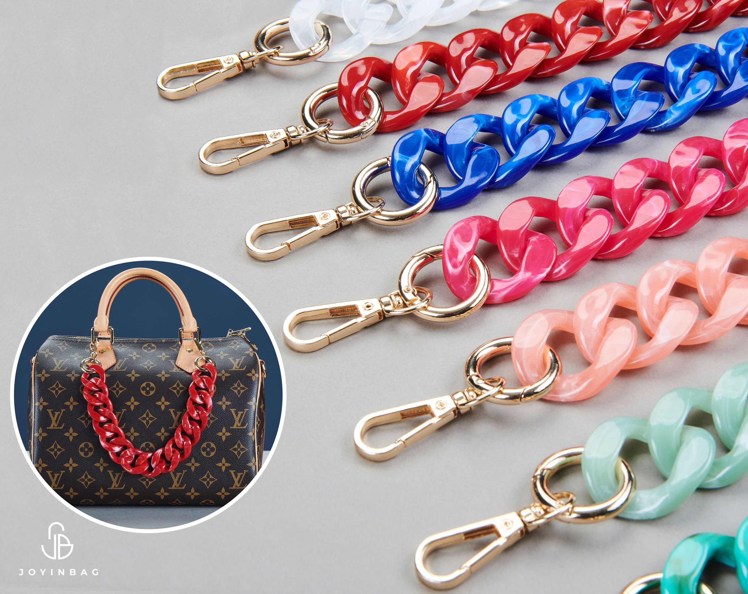 HAPINARY 1pc Bag Chain Accessories Womens Wallet Chain Strap for Purse  Crossbody Bag Accessories Acralloy Ylic Bag Chain Trendy Purses Punk Belt  Chic