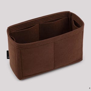 Organizador de bolsas multiusos con inserto de fieltro y 6 bolsillos interiores imagen 7