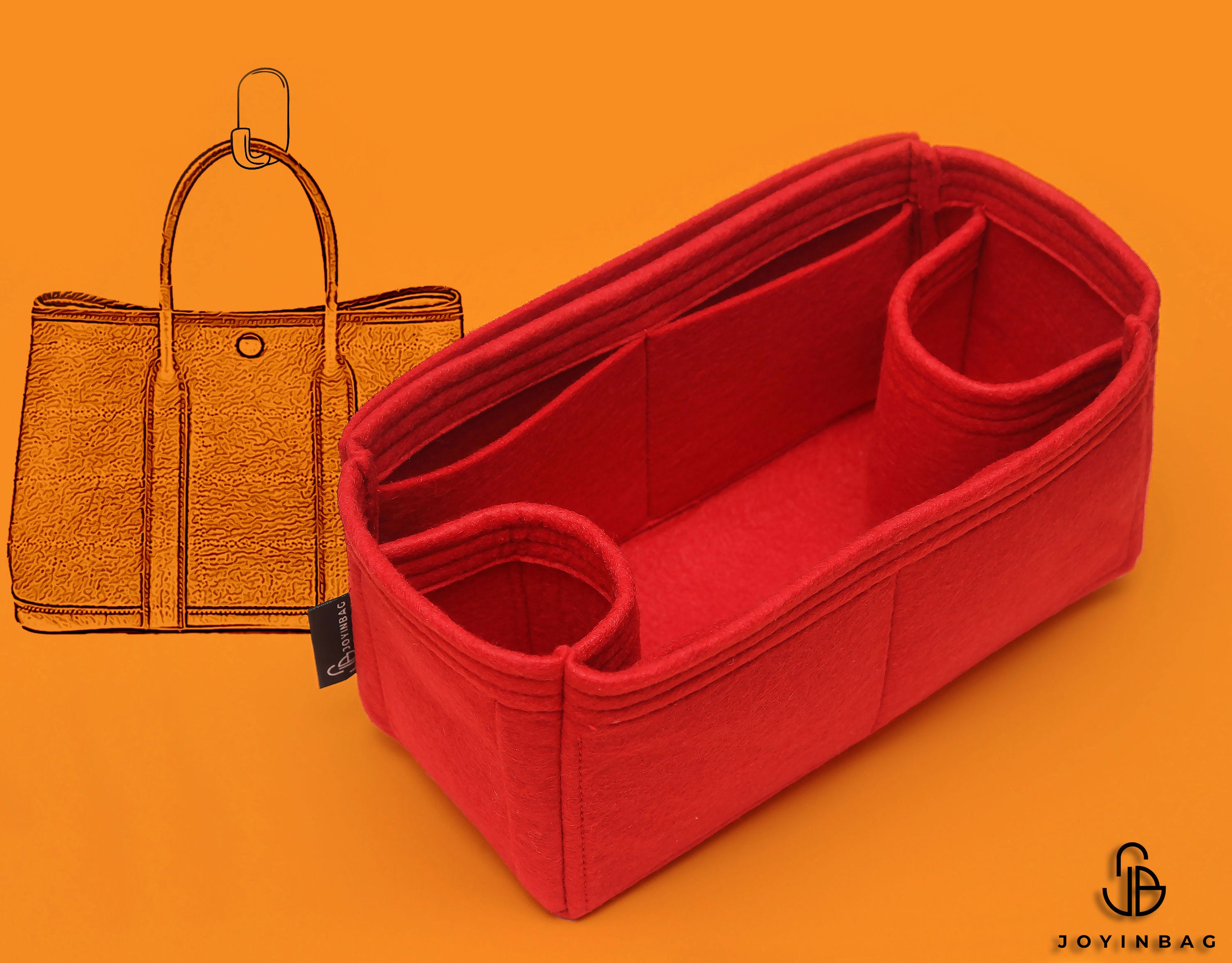 Bag Organizer for Hermes Garden Party 30 - Premium  