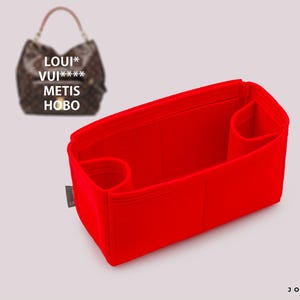 Handbag Organizer for Metis Hobo Designer Handbags | Purse Organizer Insert | Tote Bag Organizer | Tote Bag Liner | Bag Insert
