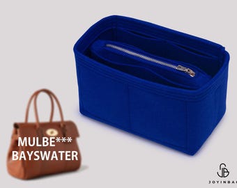 Bayswater Tote Organizer Filzeinsatz mit Reißverschlusstasche (mehrere Taschen)