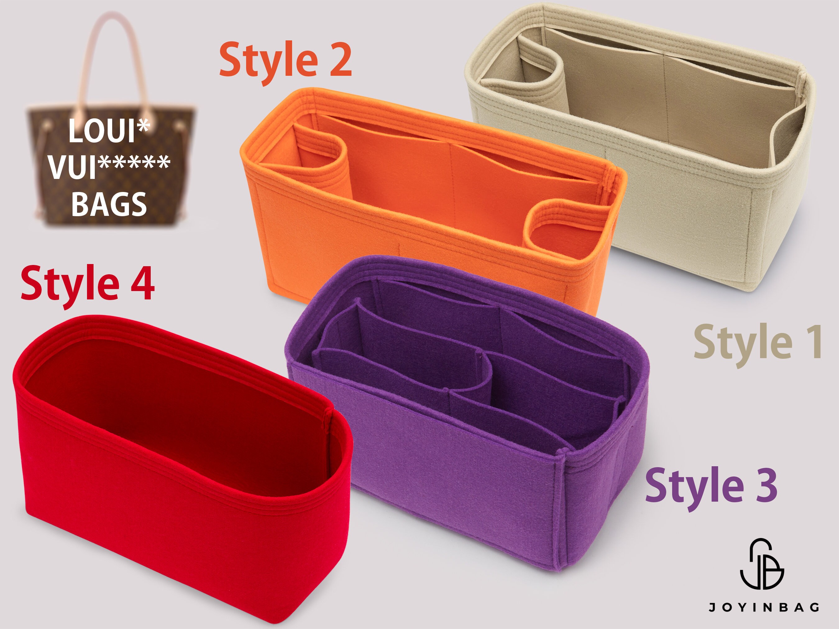 Organizer per Borsa in Feltro Compatibile con Ch-nel 2.55, Base Portatile per Borsa di Lusso, Organizzatore CFJumbo  15