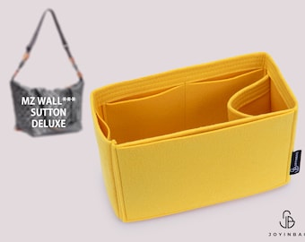Handbag Organizer For MZ Wall. Sutton Deluxe | Tote Bag Organizer | Designer Purse Organizer | Bag Liner | Purse Insert | Purse Storage