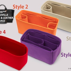 Benutzerdefinierte Filz-Organizer für Deauville Einkaufstasche - Wesentliche Einkaufstasche Organizer mit multifunktionalen Taschen & Flaschenhalter
