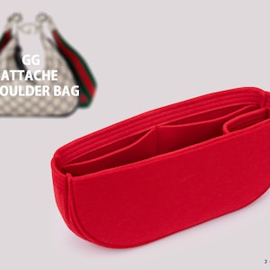 Purse Organizer For Attache Shoulder Bags | Purse Insert | Tote Bag Organizer | Designer Handbag Organizer | Bag Liner