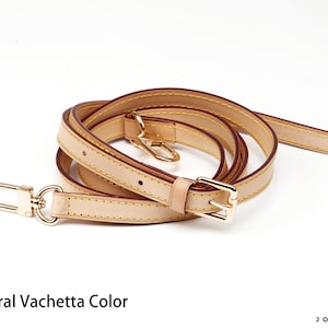 Vachetta Bag Strap, Real Vachetta Leather Replacement Strap, Adjustable Crossbody Strap for Speedy Conversion Alma Neverfull Pochette Purse image 6