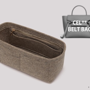 Vilten heuptas-organizer voor Pico-, Nano- en Micro-heuptassen | Handtas-inzetstuk met vakjes | Aanpasbaar ritsvak | Joyinbag®