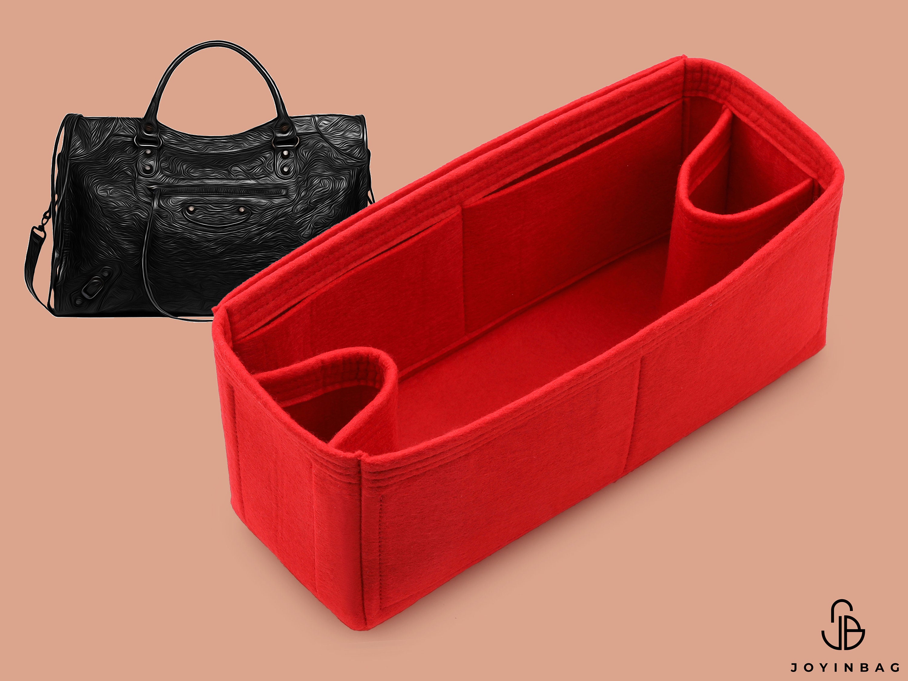 Bag Organizer for LV Neverfull GM (Fixed Zipper Top Cover) - Premium Felt  (Handmade/20 Colors)