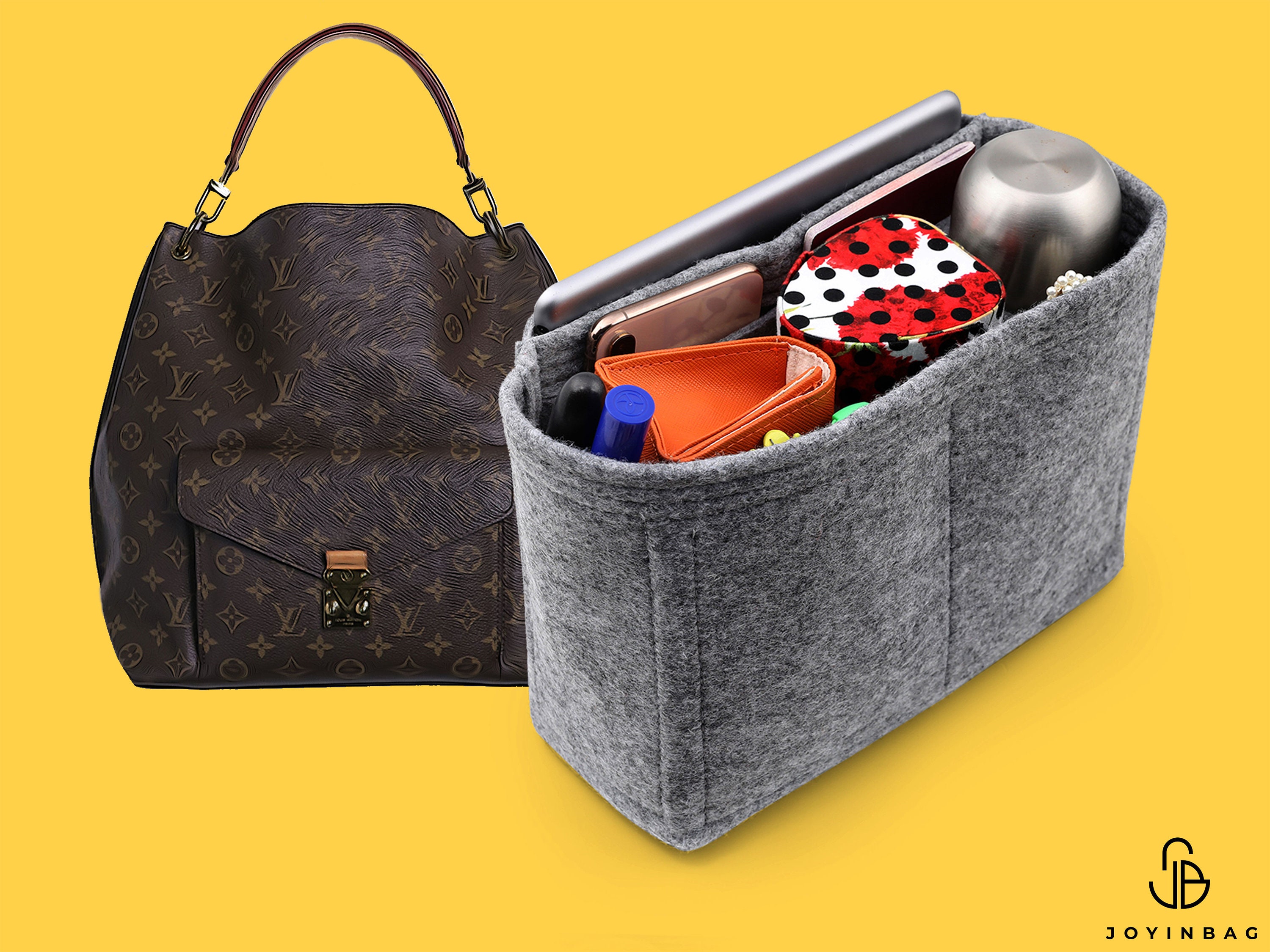 Bag and Purse Organizer with Singular Style for Louis Vuitton Duomo Hobo
