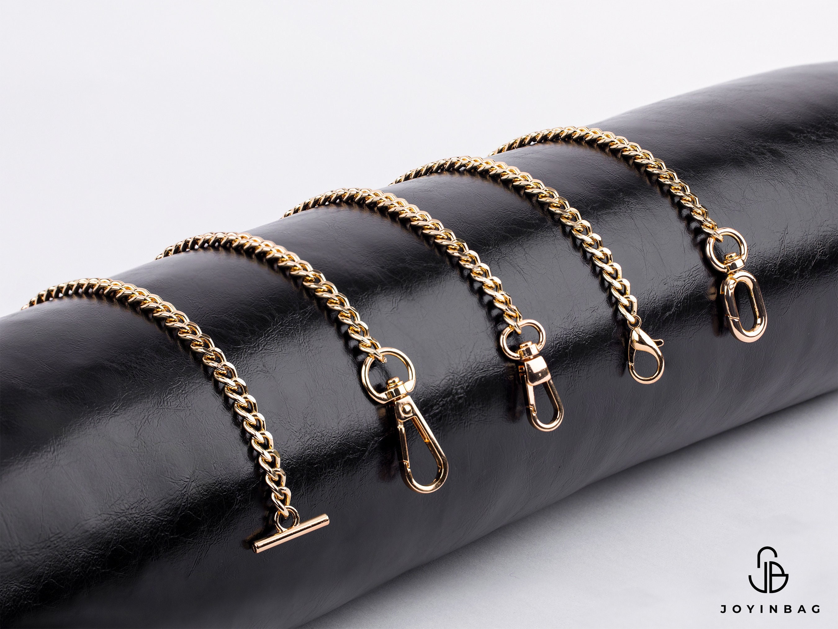 Rosebeading Double Chain Iron Shoulder Handbag Purse Strap Chain