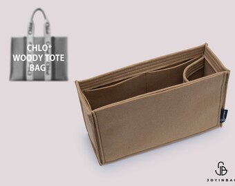 Purse Organizer For Chlo. Woody Tote Bag | Tote Bag Organizer | Designer Handbag Organizer | Bag Liner | Purse Insert | Purse Storage