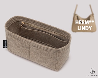 Inserto organizador de fieltro para bolso: Lindy Bag, forro para bolso de mano