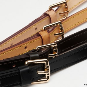 Vachetta Taschengurt, Echt Vachetta Leder Ersatzriemen, Verstellbarer Crossbody-Riemen für die schnelle Umwandlung von Alma Neverfull Pochette Geldbörse Bild 9