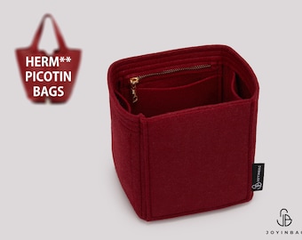 Picotin Bag Organizer – Felt Insert with Zipper Pocket and 6 Pockets