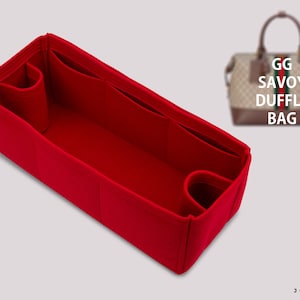 Tote Bag Organizer for Savoy Duffle Bag Designer Handbags | Purse Organizer Insert | Bag Organizer | Tote Bag Liner | Handbag Insert