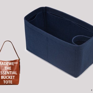 Handbag Organizer For Madewe. Essential Bucket Bag | Tote Bag Organizer | Designer Purse Organizer | Purse Insert | Purse Storage