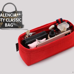 Organizer per borse da donna City Classic Mini Designer / Inserto per organizer per borse / Organizer per borse / Fodera per borsa tote / Inserto per borsa