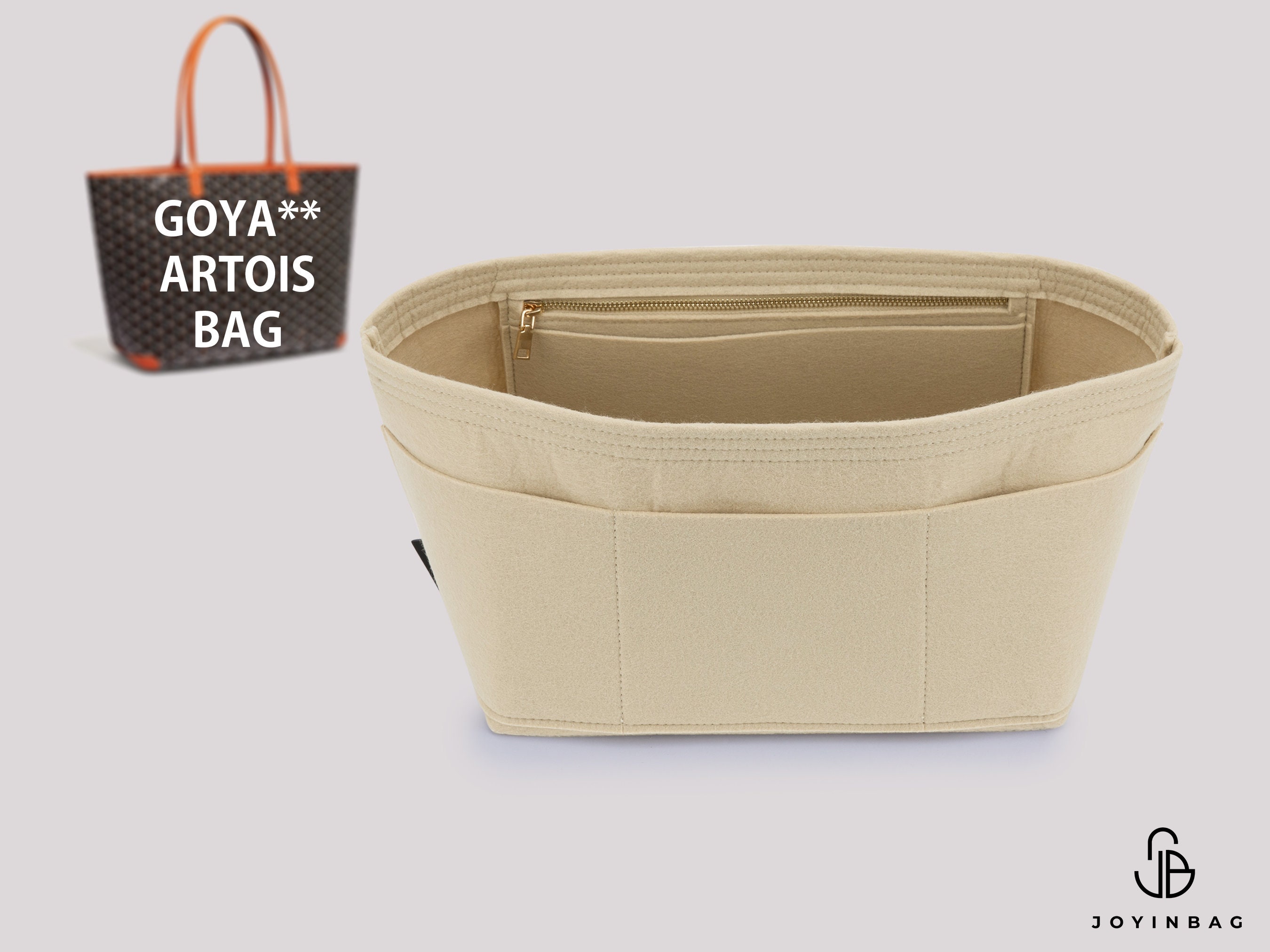 Taschenorganizer Einsatz für Goyard Shopper Tote Bag, Tote Bag Organizer,  Bag Liner, Geldbörse Insert Shaper - .de