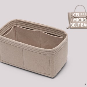 Purse Organizer for Belt Bag Designer Handbags | Bag Organizer Insert | Tote Bag Organizer | Micro Belt Bag Liner | Handbag Insert