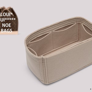 Handbag Organizer for NOÉ Bag Designer Handbags | Purse Organizer Insert | Tote Bag Organizer | Tote Bag Liner | Bag Insert