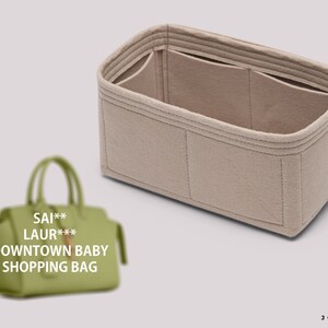 Organizador de bolsos para Sai. Laur. Downtown Tote Bag / Organizador de bolsos de diseño / Forro para bolsos / Inserto para bolsos / Almacenamiento para bolsos