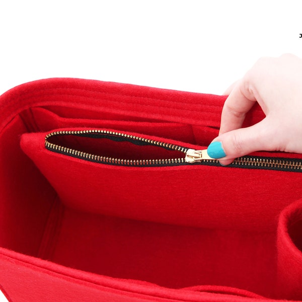 Add a Removable Zipper Side Pouch to The Handbag Organizer