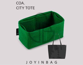 City Tote Felt Bag Organizer with Six Pockets