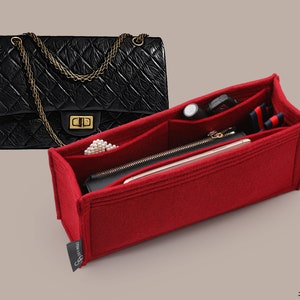 Purse Organizer for 2.55 Reissue Bag Designer Handbags | Bag Organizer Insert | Tote Bag Organizer | Tote Bag Liner | Handbag Insert