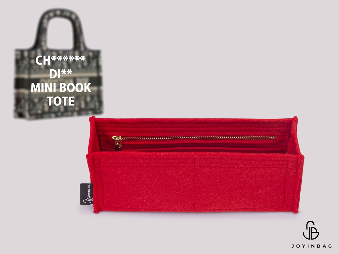 Mini Book Tote Bag Insert & Book Tote Purse Organizer Highquality Felt