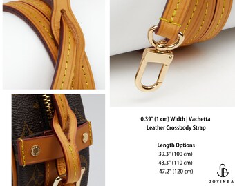 Natural Vachetta Leather Crossbody Shoulder Purse Strap Replacement Handbag  120