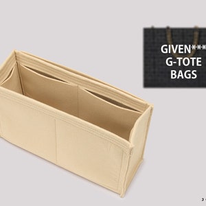 Organizador de bolsos para bolsos G-Tote / Organizador de bolsos de mano / Organizador de bolsos de diseñador / Forro para bolsos / Inserto para bolsos / Almacenamiento de bolsos