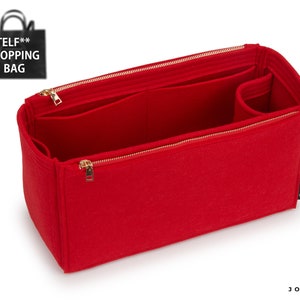 Add a Removable Zipper Side Pouch to the Handbag Organizer 