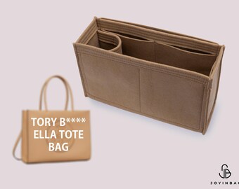 Organisateur de sac Ella Tote, insert en feutre de 2 mm avec porte-bouteille