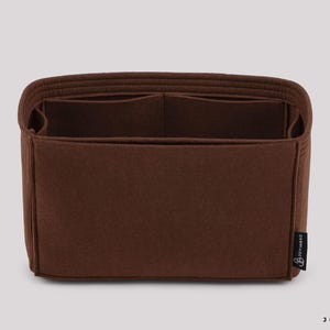 Organizador de bolsas multiusos con inserto de fieltro y 6 bolsillos interiores imagen 6