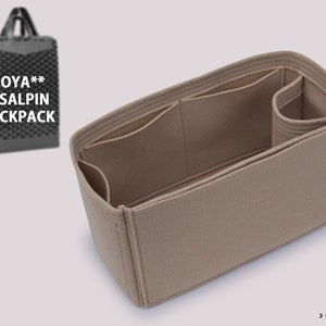 Backpack Organizer for Cisalpin - Customizable Multi-Pocket Felt Insert with Bottle Holder, Durable and Spacious