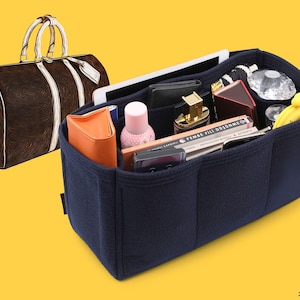 Purse Organizer For Keepall Bags | Tote Bag Organizer | Designer Handbag Organizer | Bag Liner | Purse Insert | Purse Storage