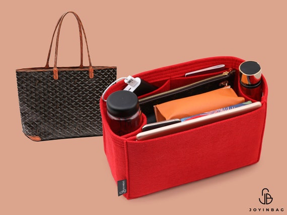  Lv Speedy 20 Organizer Insert, HandBag Purse shaper protective  insert for monogram bag, Organizer for Tote Bag and hand bag protector,  Purse organizer and protective insert, red felt material : Clothing