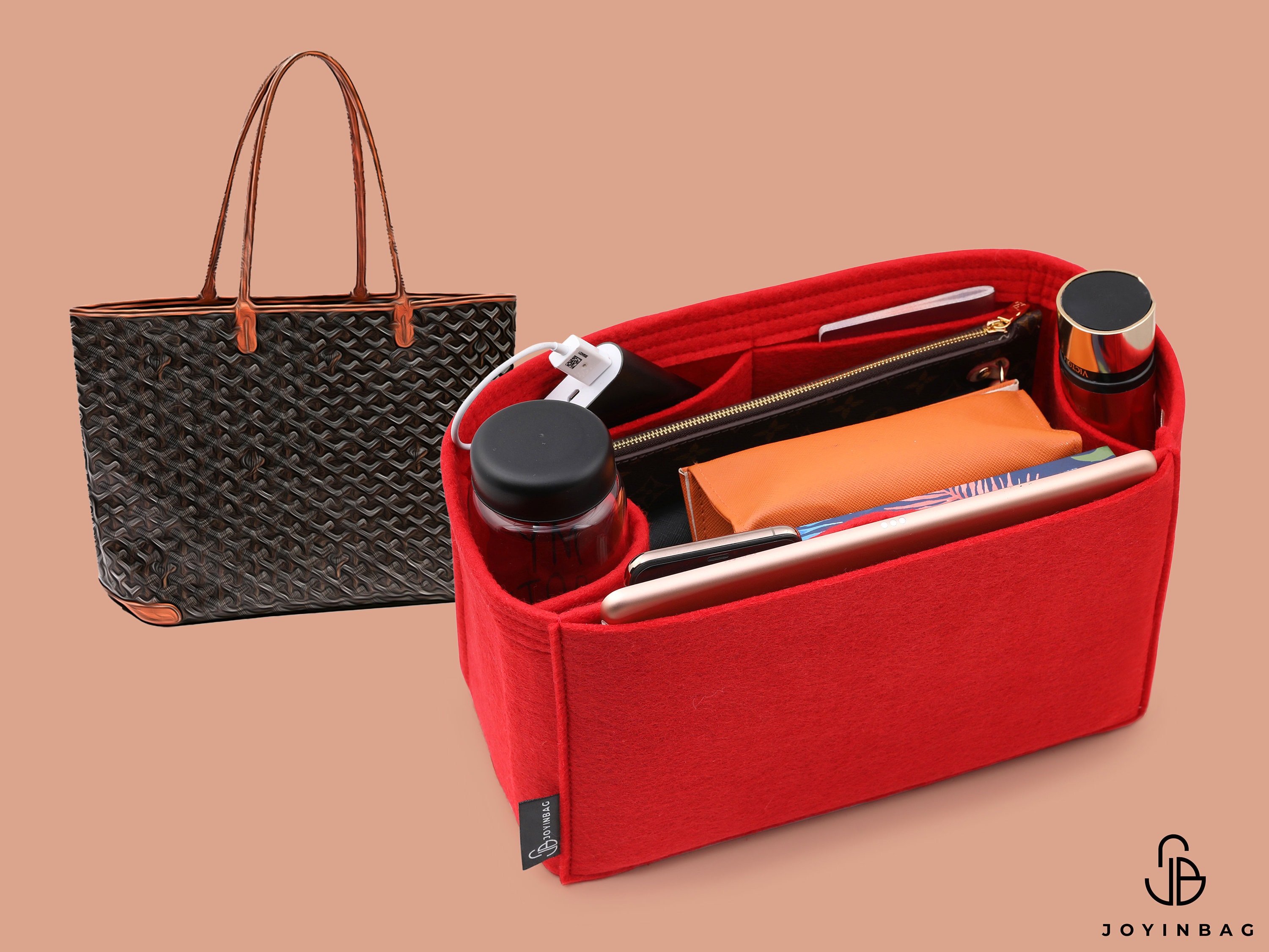 Insert Organizer Neverfull Bag  Bag Organizer Insert Goyard - Bag