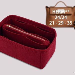 24/24 Bag Organizer – Felt Insert with Removable Zippered Pouch