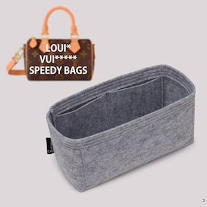 Nano Speedy Organizer, Felt Nano Speedy Insert Purse Organizer, Custom Speedy Bag Insert Shaper, Tote Bag Liner with Storage Pockets
