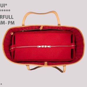 Organizador de bolsos para Neverfull MM / Organizador de bolsos de mano / Organizador de bolsos de diseñador / Forro para bolsos / Inserto para bolsos / Almacenamiento para bolsos