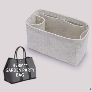 Purse Organizer For Her. Garden Party Bags | Tote Bag Organizer | Designer Handbag Organizer | Bag Liner | Purse Insert | Purse Storage