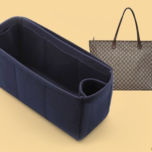 [Jumbo Double Flap Organizer] Felt Purse Insert, Bag in Bag, Customized  Tote Organize, Cosmetic Makeup Diaper Handbag (Style JIA)