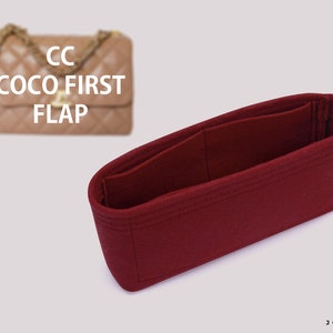 Purse Organizer for Coco First Flap Bag Designer Handbags | Bag Organizer Insert | Tote Bag Organizer | Tote Bag Liner | Handbag Insert