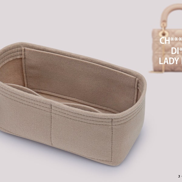 Lady Bag Insert & Mini Lady Purse Organizer - High-Quality Felt, Multiple Sizes - Pockets for Ultimate Organization