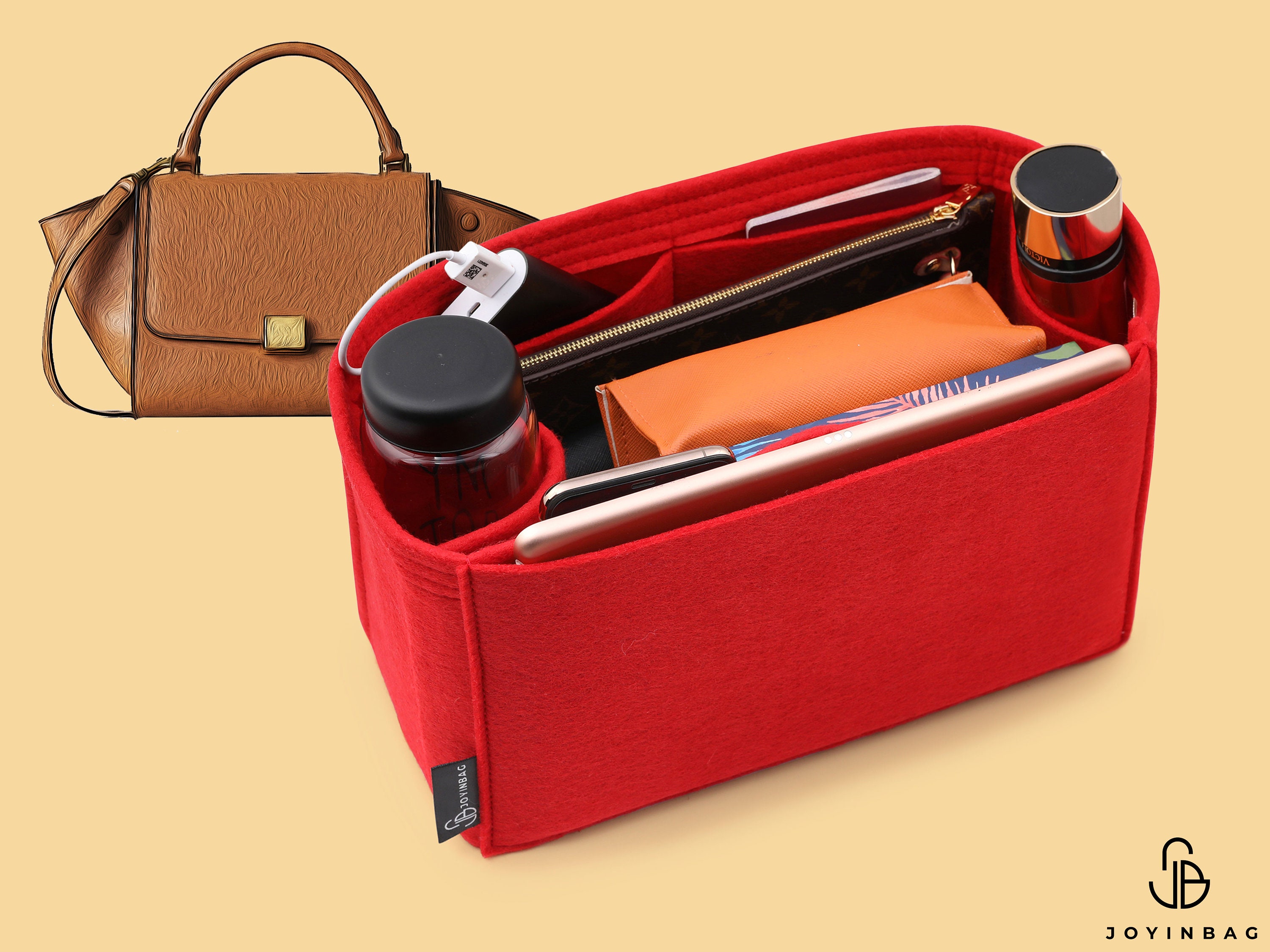 Bag and Purse Organizer with Regular Style for Mini Luggage