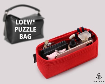 Purse Organizer For Loew. Puzzle Bag | Tote Bag Organizer | Designer Handbag Organizer | Bag Liner | Purse Insert | Purse Storage