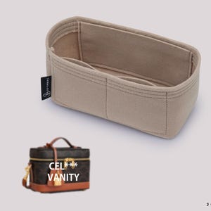 Premium Vanity Bag Organizer: High-Quality Felt Bag Organizer - Purse Insert - Bag Shaper