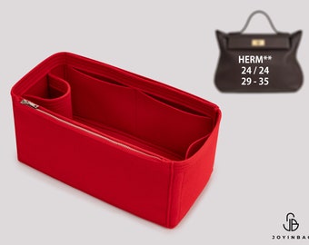 Organizador de Bolsa 24/24 – Inserção de Feltro com Bolso Externo com Zíper